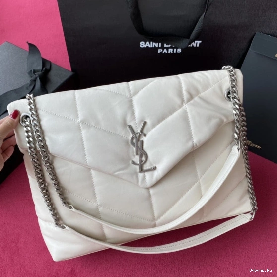 LAMBSKIN BAG YSL MEDIUM IN QUILTED PUFFER 0824